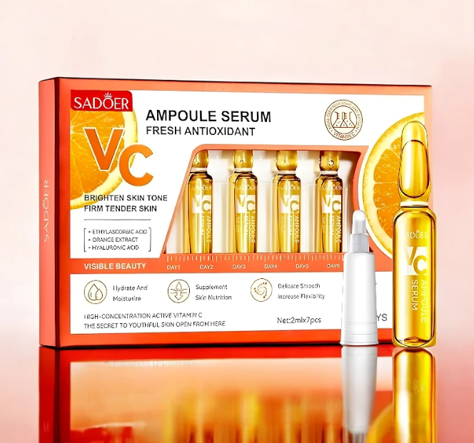 Sérum en Ampolla Refrescante Antioxidante con Vitamina C – Tratamiento de 7 Días (7 x 2ml)