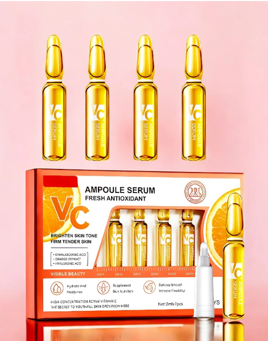 Sérum en Ampolla Refrescante Antioxidante con Vitamina C – Tratamiento de 7 Días (7 x 2ml)